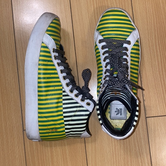 OPENING CEREMONY X ADIDAS ORIGINALS ROD LAVER VINTAGE HI - SPRING13 GREEN/WHITE - Picture 12 of 12